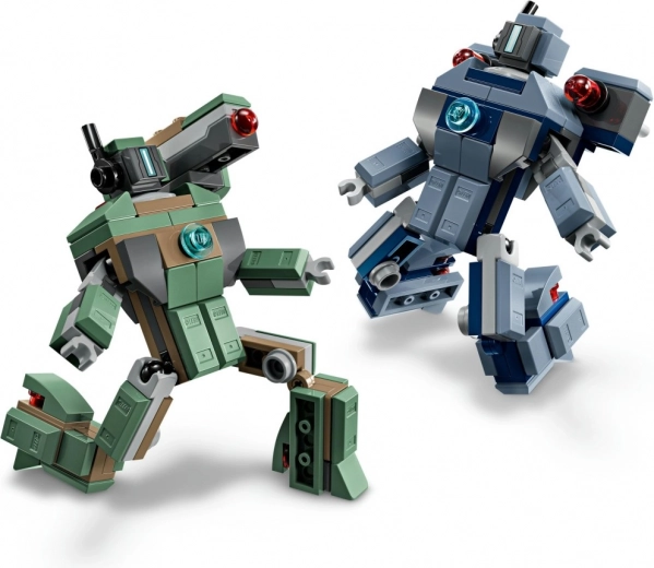 Mechas articulados para poses de acción