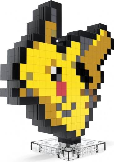 Figura 3D pixelada de Pikachu