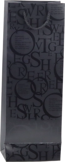Aspecto lujoso con tipografía en relieve