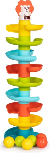 Pista espiral de 8 niveles para diversión interminable