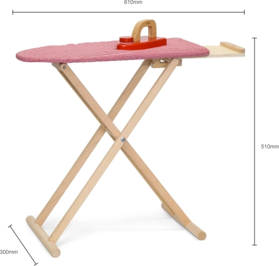 Tabla plegable con forro de tela