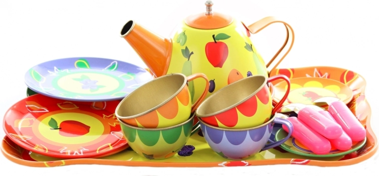 Motivos alegres y diseño colorido