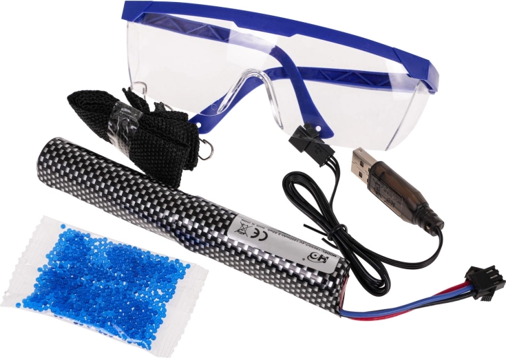 Bolitas de gel seguras y equipamiento completo