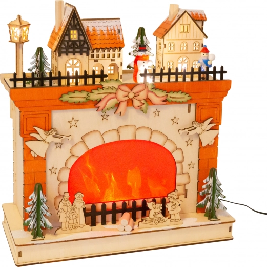 El encanto de una chimenea resplandeciente
