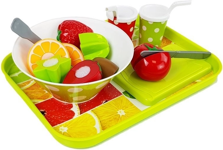 Set colorido de frutas y verduras
