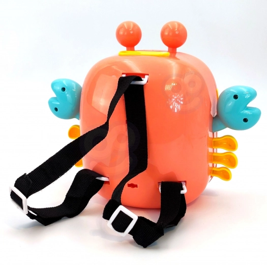 Mochila infantil con forma de cangrejo