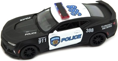 Vehículo de policía auténtico con mecanismo de retroceso