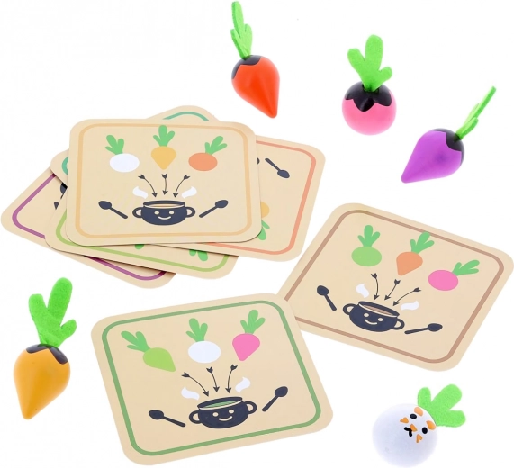 Dos juegos en uno: memorama y cocinar sopa