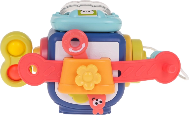 Cubo colorido para el desarrollo y la estimulación