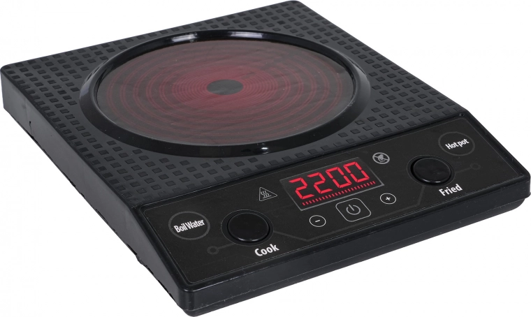 Placa de inducción con sonidos de cocción