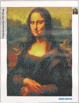 Impresionante diseño de la Mona Lisa
