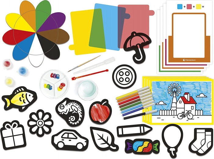 Formas variadas y dibujos para colorear