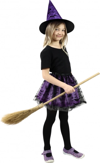 Sombrero de bruja a juego