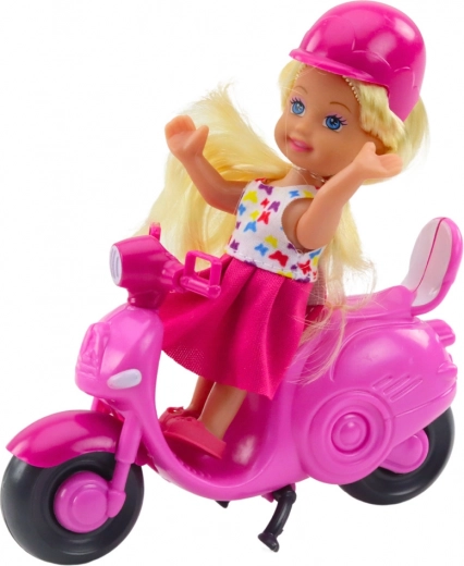 Elegante scooter rosa