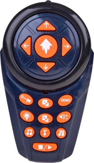 Control remoto con música, luces y modo demo