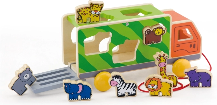 Animalitos de madera coloridos