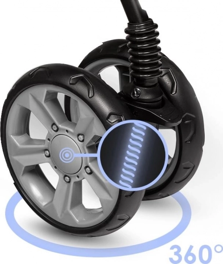 Ruedas EVA maniobrables con suspensión