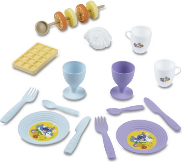 Juego completo de 19 piezas de vajilla y delicias