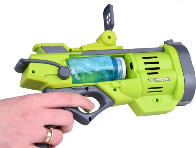 Burbujas de colores al pulsar el botón