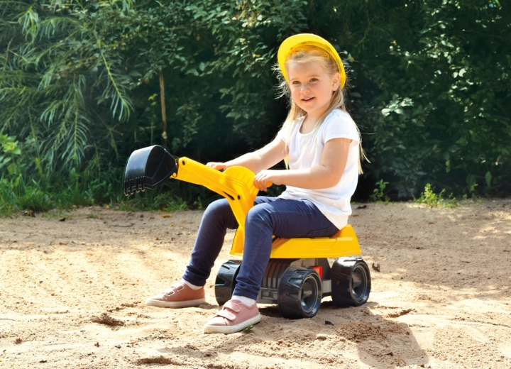 Diversión de asiento para pequeños constructores