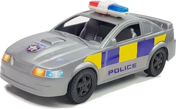 Vehículo policial elaborado con detalle