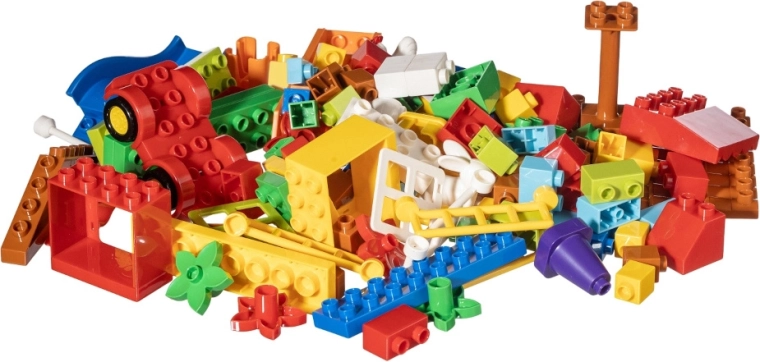 120 bloques de colores para construcciones creativas