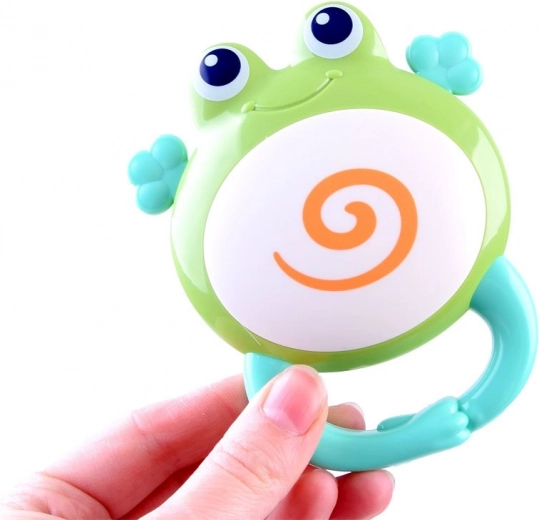 Sonajero con forma de rana