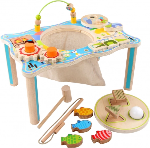 Pesca magnética con bolsita de almacenamiento