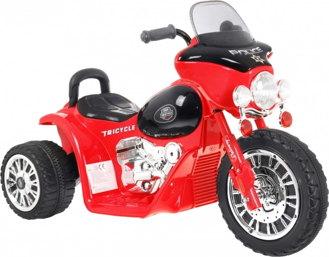 Aspecto realista de motocicleta policial