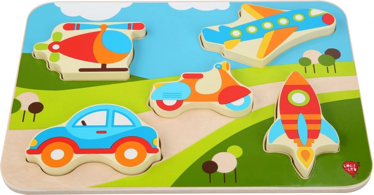 Piezas de madera grandes y fáciles de agarrar