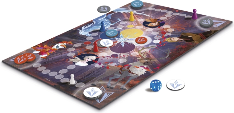 Tablero de juego ricamente ilustrado