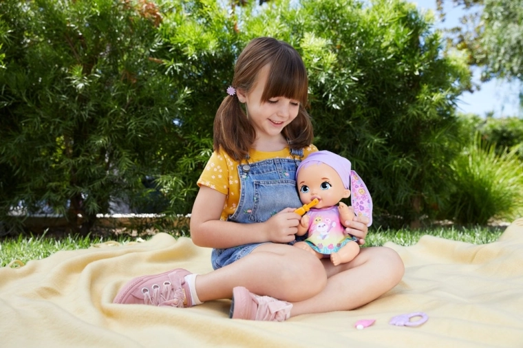 Juego con pañales reutilizables