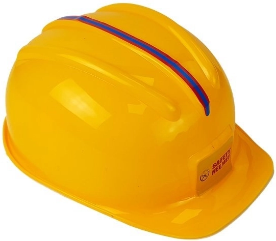 Casco infantil seguro para un papel de verdad