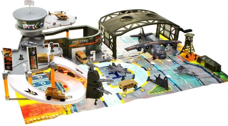 Set de juego de plástico detallado