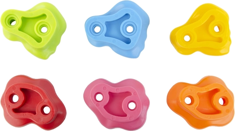 Agarres coloridos y ergonómicos