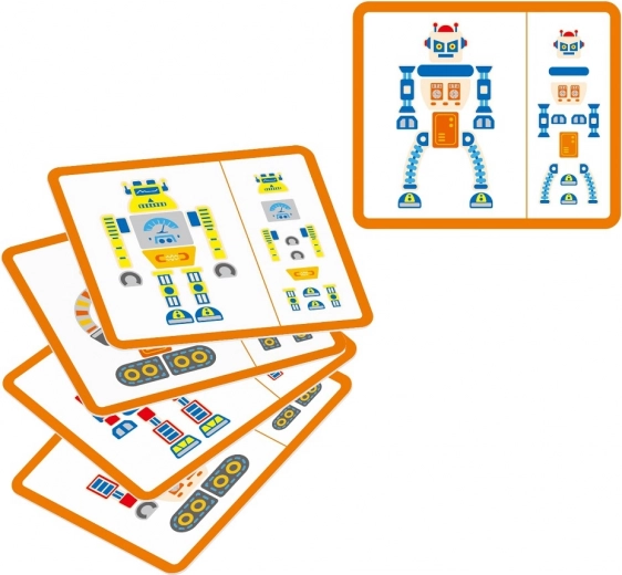 Crear robots según la imaginación y las plantillas