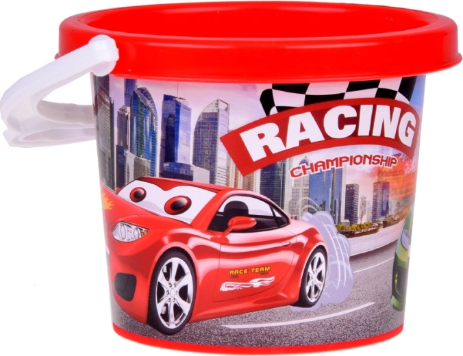 Cubo con un motivo alegre