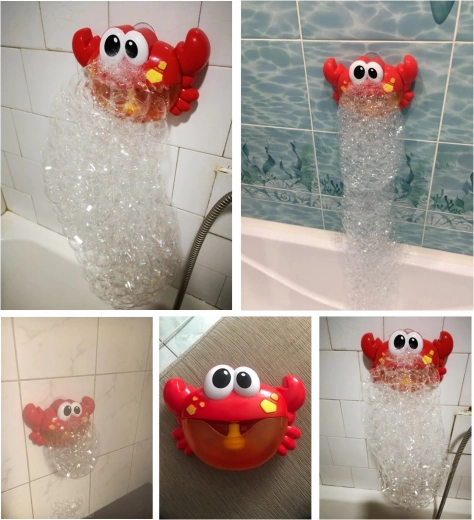 Diversión con burbujas al alcance de un botón