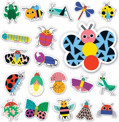 Divertido motivo de insectos para desarrollar la creatividad