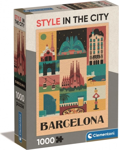 La Barcelona icónica en 1000 piezas