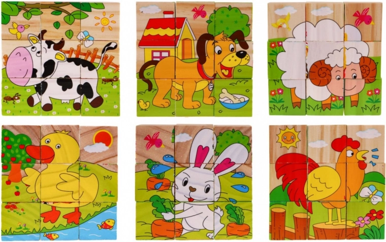 6 caras de diversión en un solo set