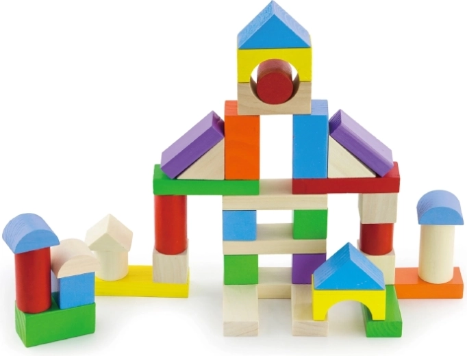 Diferentes formas y colores para construcciones infinitas