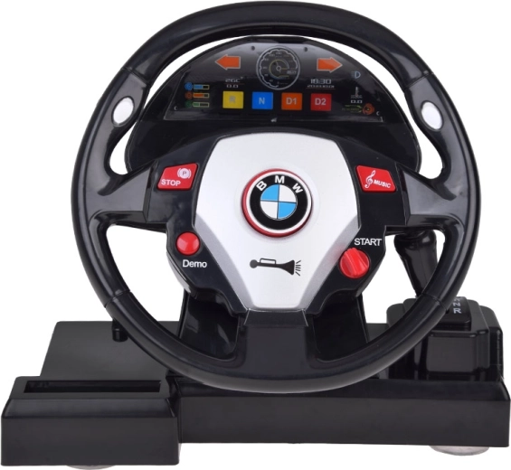 Volante realista con sonidos y luces