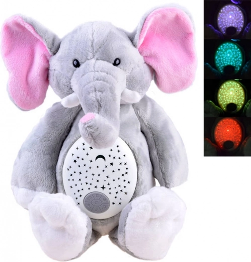 Luz nocturna multifuncional y peluche de apego