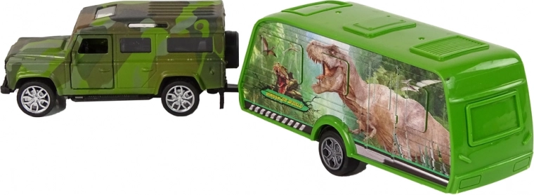 Remolque con motivo de dinosaurios