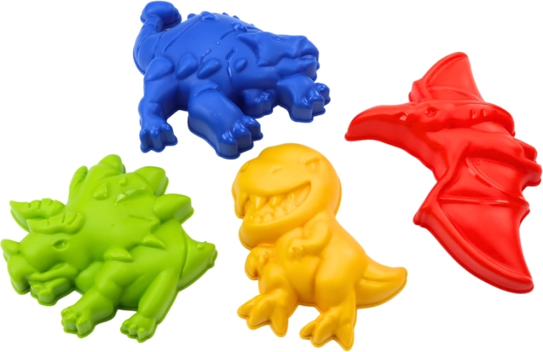Moldes de dinosaurios para huellas creativas