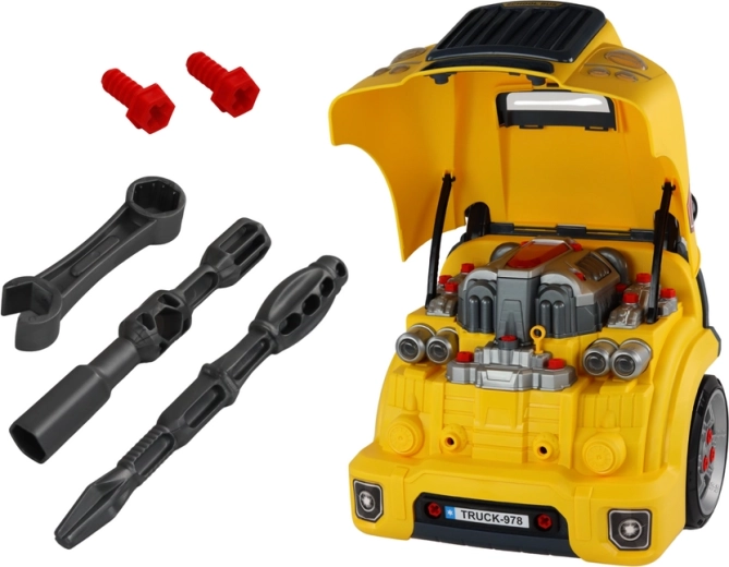 Motor y ruedas desmontables