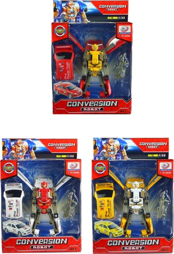 Transformación fácil entre robot y coche