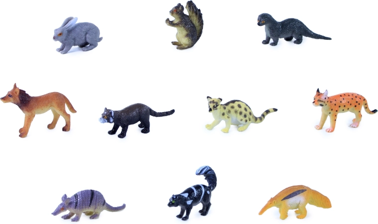 10 mini figuritas realistas