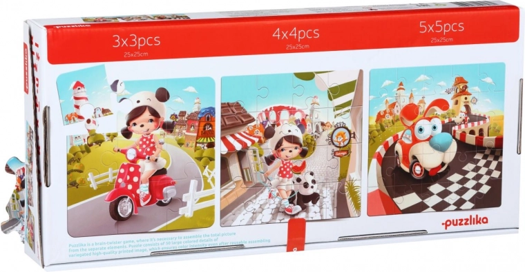 Tres imágenes diferentes